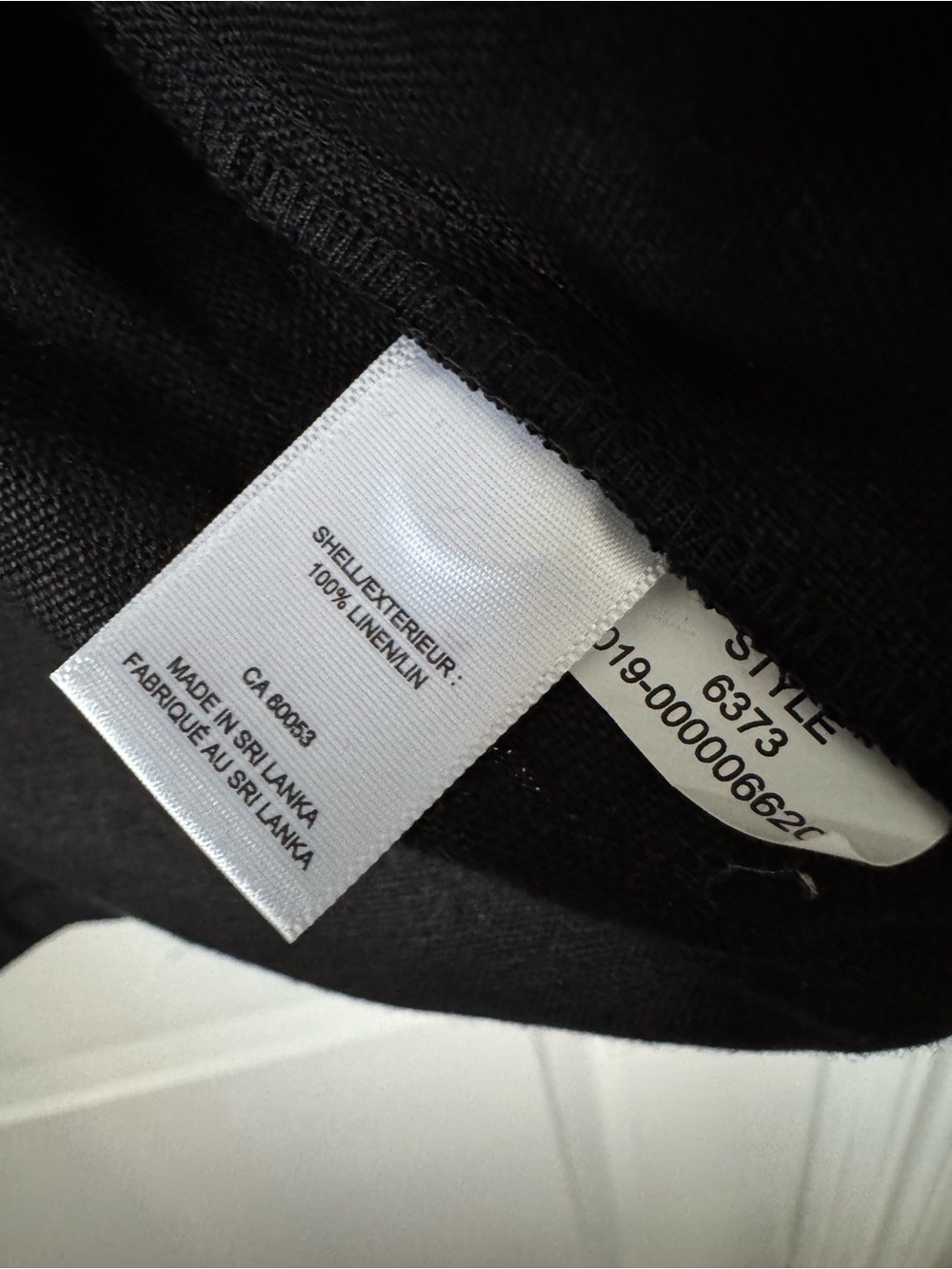 Jones New York Black Linen Open Blazer with pockets, size 1x - Picture 8 of 8